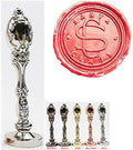 Vintage Santa Claus Monogram Sealing Wax Seal Stamp Silver Metal Handle Kit Custom Invitation Embellishment Christmas Gift Wrap Package Custom Word Wax Seal Stamp Set