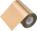 PATIKIL 4"x400Ft Hot Stamping Foil Paper, Heat Transfer Hot Stamping Paper Foil Roll for Leather DIY Logo Decor Craft Gift Package Scrapbook Card, Yellow