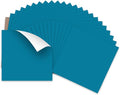 HTVRONT Teal Heat Transfer Vinyl - 24 Pack 12"x12" Iron on Vinyl Sheets for T-Shirt (1 PTFE Sheet Included), Teal PU HTV Vinyl Easy to Cut & Weed for Heat Vinyl Design