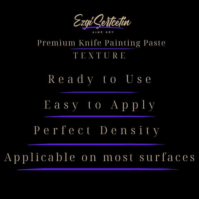 Premium Palette Knife Painting Paste|Texture Paste|Authentic Bright Colors|Ready to Use|Easy to Apply| 6oz (Di Aqua)