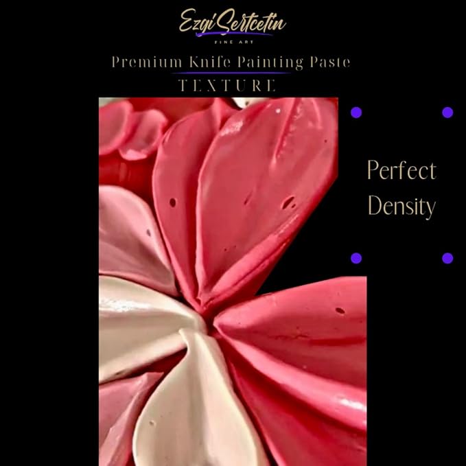 Premium Palette Knife Painting Paste|Texture Paste|Authentic Bright Colors|Ready to Use|Easy to Apply| 6oz (Pastel Neon Pink)