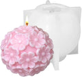 Chrysanthemum Ball Candle Soap Mold Daisy Flower Silicone Mold for Fondant,Chocolate,Candy, Bath Bomb,Epoxy Resin,Plaster, Polymer Clay