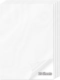 20 Sheets Holographic Sticker Paper,8.5x11 Inch Clear Printable Vinyl Sticker Papers,Self-Adhesive Waterproof for Inkjet/Laser Printer（Clear）