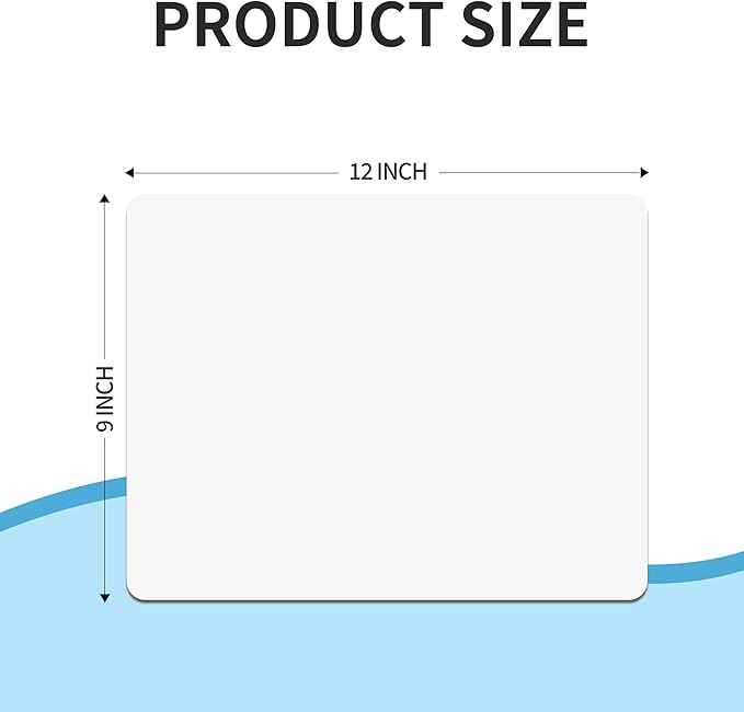 Small White Board Dry Erase 6 Pack Classroom Pack,9"x12"Double Sided Personal Mini Whiteboard for Students School,Portable White Boards Lapboards Including Dry Erase Erasers and Markers