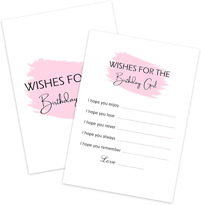 Birthday Party Game - Birthday Party Activity Favor, Set of 20 Games Cards, Birthday Supplies, Activity, Decorations -B01