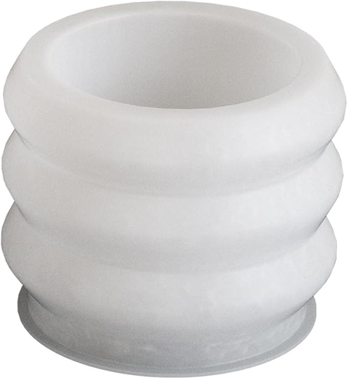 Cylinder Molds Silicone Wave Spiral Candle Mold - Silicone Resin Casting Molds for Candle & Resin & Soap Craft Supplies (xre-bottle-3912)