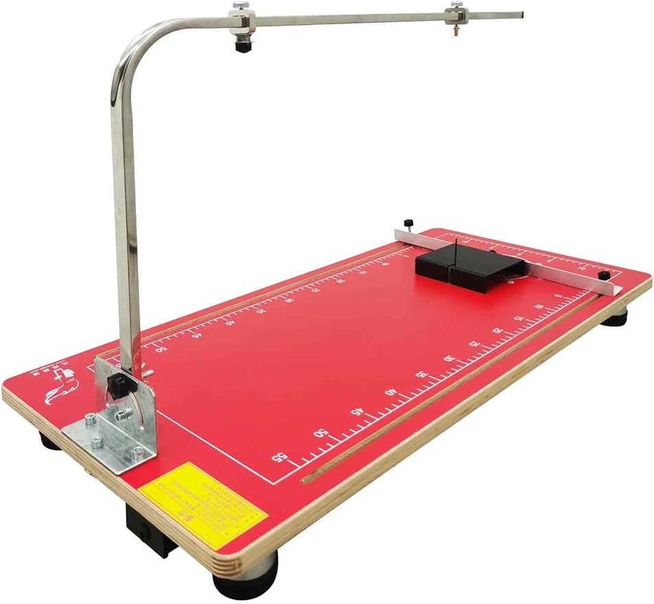 110V Hot Wire Foam Cutter with Scale, 30.7" ×15 ", 36W Professional Heat Cutting Machine for Foam, Sponge, EPE, Ribbon, KT Board, Adjustable Angle and Temperature