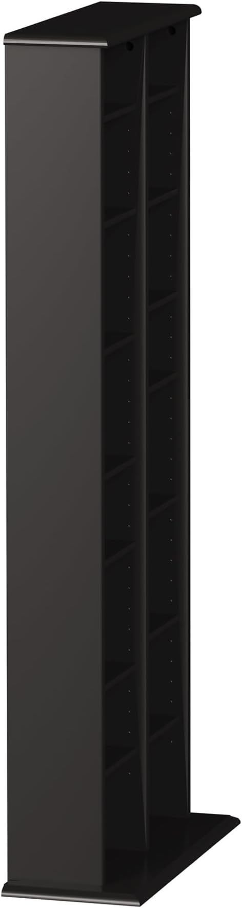 Prepac 2 Column Tall Cabinet Media Storage, 22" Wide, Black