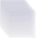 EGOSKY 26 Pack 6 Mil Mylar Sheets, 12" x 12" Clear Blank PET Blank Stencil Material, Make Your Own Stencil for Silhouette, Cricut Vinyl