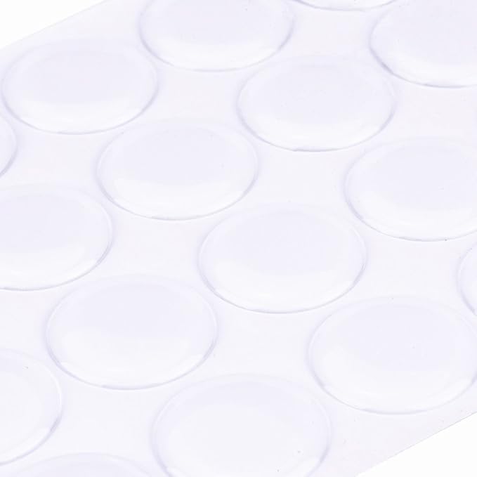 200-Piece Epoxy Resin Dome Stickers – Self-Adhesive Dots for DIY Crafts, Bottle Caps, Hair Bows, Scrapbooks, Jewelry & Pendants,1-Inch,Clear