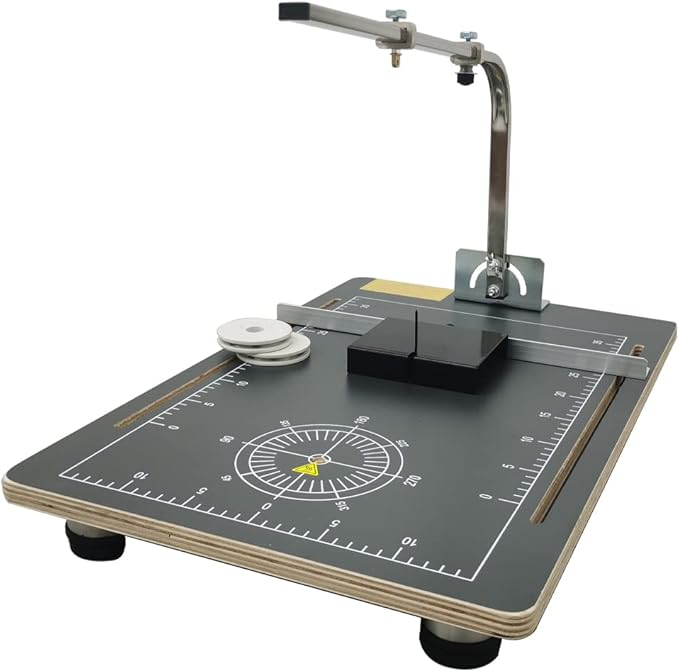 Tabletop Hot Wire Foam Cutter Hot Wire Cutter 22.8x15in Foam Sponge Cutting Machine for Styrofoam Sponge EPE Ribbon KT Board Adjustable Angle and Temperature 110V 24W