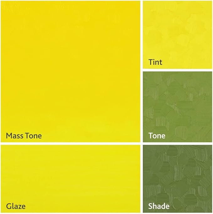 Tusc & Pine Artist Oil Paint - Bismuth Vanadate Yellow, 40 ml, Non-Yellowing, Rich & Creamy Consistency, Maximum Pigment Load, Small Batch Milled Oil Paints Made in the USA for Professional Artists
