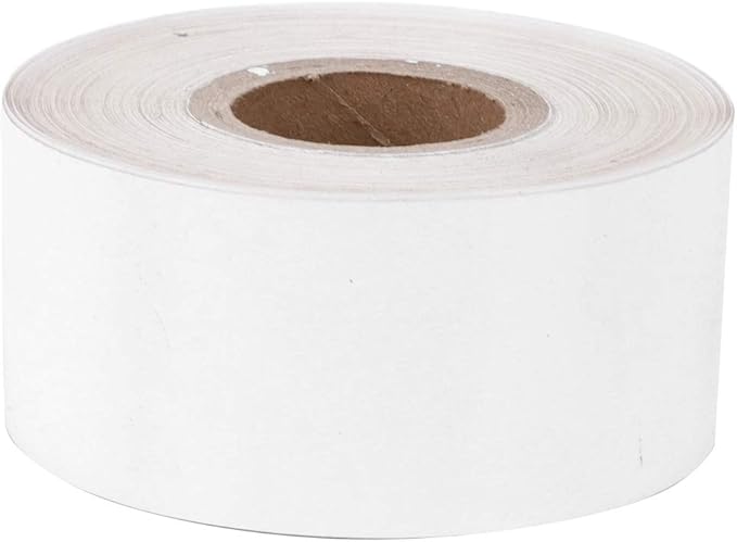 Zerodis Hot Stamping Foil Paper, 3cm Width 120 Meter/Roll Hot Foil Stamping Paper Roll PU Heat Transfer Anodized for Hot Foil Stamping Machine(White)