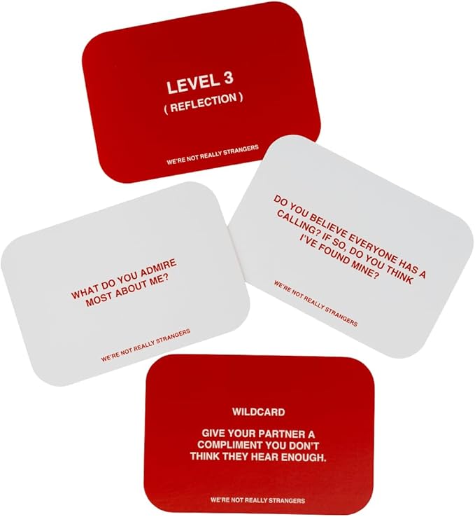 WE'RE NOT REALLY STRANGERS Card Game - 150 Conversation Cards for Couples, Friends, and Strangers - Icebreakers for Game and Date Nights, & Parties - Games for Adults and Teens, Ages 15+, 2-6 Players
