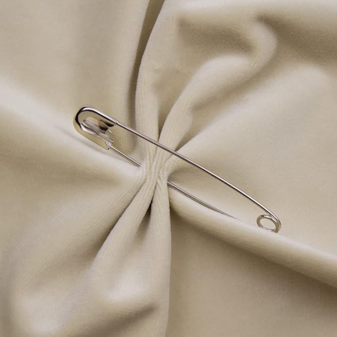Small Safety Pins - 500 Pcs, 1.5 Inch, Bulk Pack for Clothes