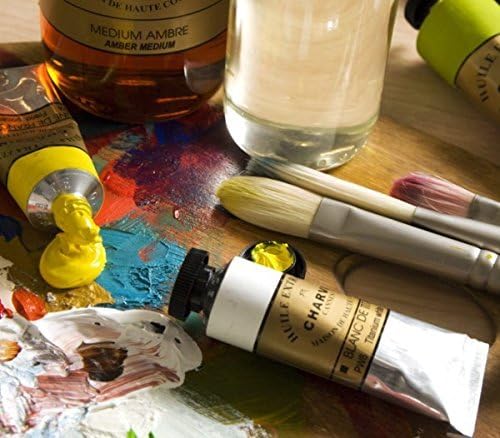 Charvin Extra Fine Oil Paint, French Yellow Medium 150 ml - Triple-Milled, Rich Texture, Poppy Oil-Based, Light-Fast, Handmade, Archival Quality