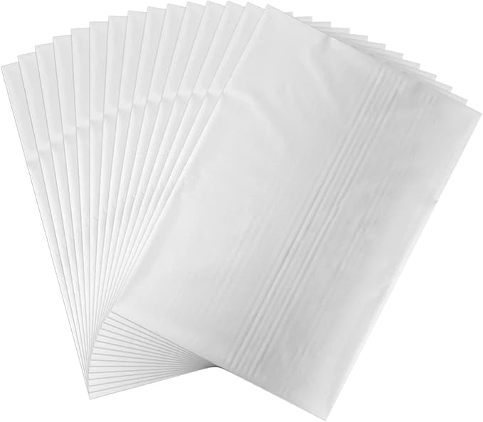 Briartw 20x29cm Hot Foil Paper 50 Sheets Pack Toner Reactive Foil Hot Stamping Foil Paper by Laser Printer and Laminator for Scrapbooking Craft Cardmaking DIY Album (Silver, 50 Sheets)