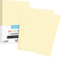 8.5 x 11" Ivory Color Paper Smooth, for School, Office & Home Supplies, Holiday Crafting, Arts & Crafts | Acid & Lignin Free | Regular 20lb Paper - 100 Sheets
