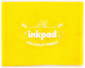 GTLZLZ Large Ink Pad for Rubber Stamps, 5" x 4" Washable Craft Stamp Pad for Kids, Fingerprint Ink Pad for Paper, Scrapbooking, Wood Fabric (Yellow)