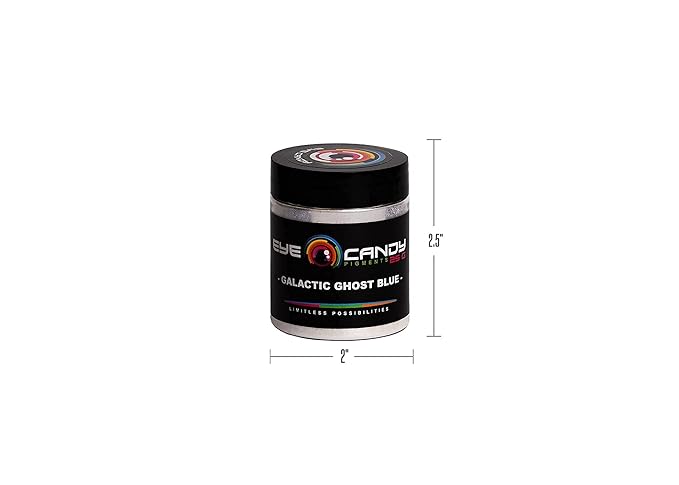 Eye Candy Premium Mica Powder Pigment “Galactic Ghost Blue” (25g) Multipurpose DIY Arts and Crafts Additive | Woodworking, Bath Bombs, Resin, Epoxy, Soap, Nail Polish (Galactic Ghost Blue, 25G)