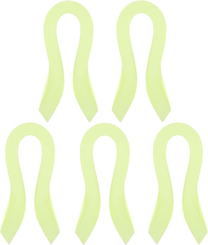 PATIKIL Quilling Strips Paper 600pcs 1.5mm 39cm Origami Paper Quilling Kits for Art DIY Hand Craft Christmas, Light Green