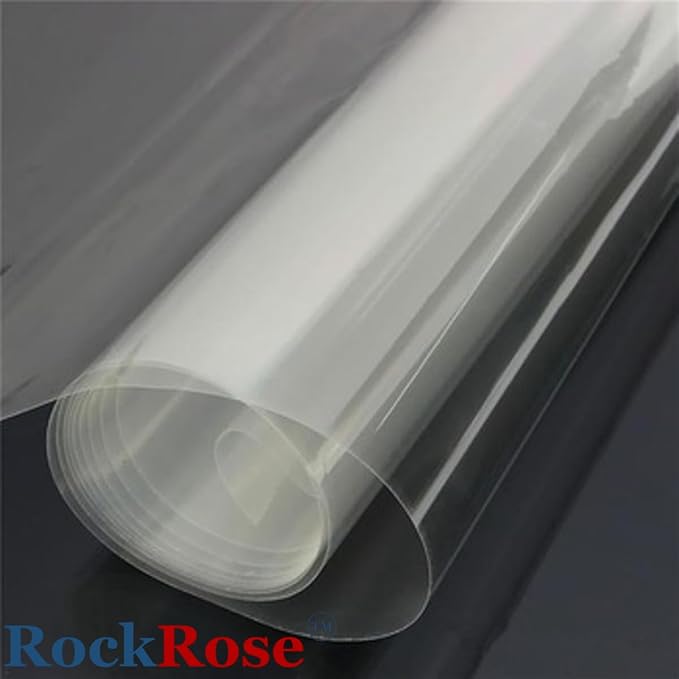 UV 99% Security and Safety 4 Mil Clear Window Film Shatterproof Anti Shatter Tempered Glass Film for Home and Office Windows (Clear, 24 in x 50 FT)