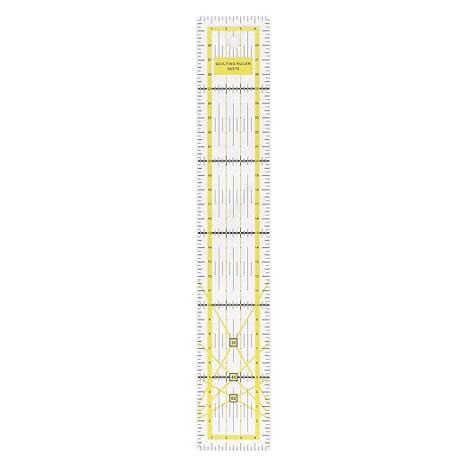 Sewing Ruler, Acrylic Clear Ruler for Sewing, Transparent Quilting for Designing Layout Quilting 5x30cm