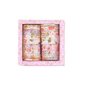 MAFELOE 2 Meters Long 12 Rolls Washi Tape Set, Decorative Adhesive Supplies for Scrapbook Journaling Junk Bullet Art Collage-Floral Print Series-Pink (HZ-3Y-SHMJ-01)