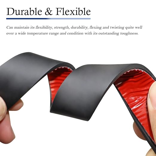 Neoprene Rubber Strips Self Adhesive Solid Rubber Sheets, Rolls & Strips for DIY Gaskets Crafts Pads Seals Warehouse Flooring Neoprene Sheet with Adhesive Backing (1" Wide x 1/5" Thick x 40' Long)