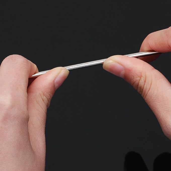 6" Professional Upholstery Needle 15cm length 3mm thickness, Big Eye Hand Sewing Needles for Stitching and Crafting Projects