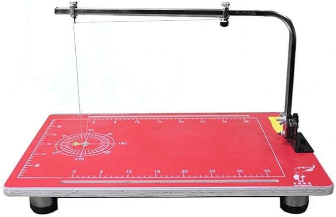 Hot Wire Foam Cutter Tabletop Hot Wire Cutter 22.8x15in Foam Sponge Cutting Machine for Styrofoam Sponge EPE Ribbon KT Board Adjustable Angle and Temperature 110V 36W