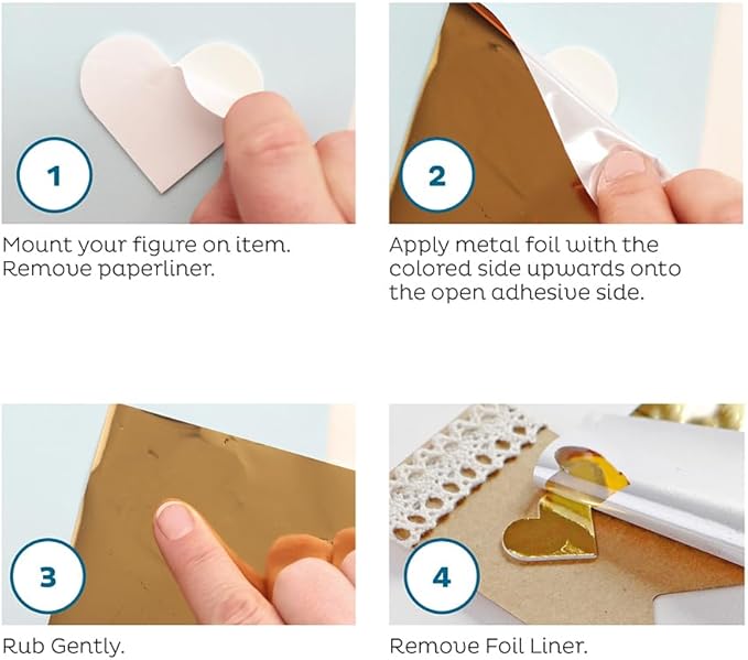 Scrapbook Adhesives by 3L Transfer FOIL SHEETS METALLIC, Mixed
