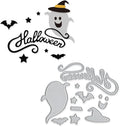 Metal Halloween Die Cuts - Ghost Bat Cutting Dies Embossing Stencil Template for Card Making Scrapbooking Paper Craft Album Stamps DIY Decor