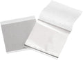 uxcell 100pcs Leaf Sheets, 3.5" x 3.5" Foil Sheets Paper Sheets for DIY Crafts Painting Nails Resin Furniture Decoration(Light Champagne Silver)