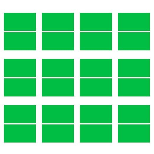 Laser Engraving Blank Green ABS Double Color Plastic Sheet, 11.8x6.49x0.05 inch Materials Double Color Plastic Sheet for Interior Signs, Badges (Green)