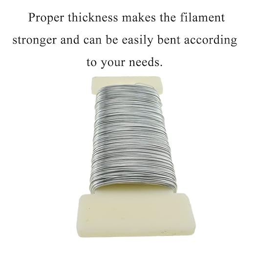 HAHIYO 26Gauge Silver Wire - 1 Roll, 38 Yards (115 Feet) Flexible Floral Wire for Crafts, Christmas Wreaths, Tree & Flower Arrangement, Wedding DIY