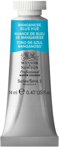 Winsor & Newton Professional Water Colour Paint, 0.47-oz Tube, Manganese Blue Hue