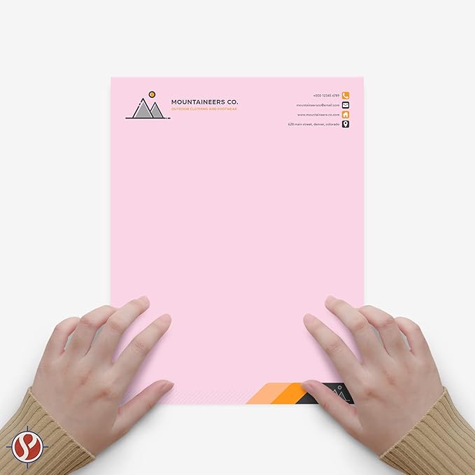 8.5 x 11" Ultra Pink Color Paper Smooth, for School, Office & Home Supplies, Holiday Crafting, Arts & Crafts | Acid & Lignin Free | Regular 20lb Paper - 100 Sheets