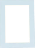6x8 Mat for 8x10 Frame - Precut Mat Board Acid-Free Show Kit with Backing Board, and Clear Bags Baby Blue 6x8 Photo Matte Made to Fit a 8x10 Picture Frame Matboard for Framing, Pack of 1 Mat