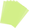PATIKIL A4 Size Guided Reading Sheet, 5pcs Correction Lighting Gel Filter Colored Overlay Transparent Color Film for Classroom Photo Studio, Light Green