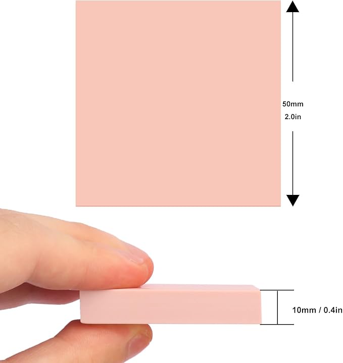 60 Pcs 2"x2" Rubber Carving Blocks, Linoleum Blocks, Stamp Carving Blocks for Printmaking, Linocut Artists, Crafts and More,(Pink) by KUKLIPJIM.