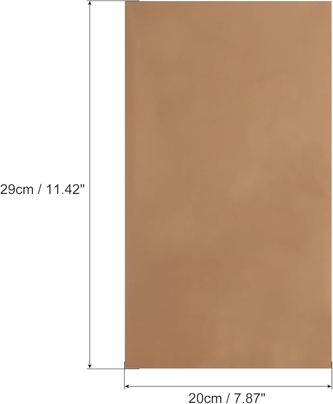 MECCANIXITY 50 Sheets Heat Reactive Foil, 20x29cm Coffee Foil Transfer Sheets Toner Reactive Foil Transfer Foil Sheets Hot Foil Stamping Paper for Crafts DIY Cardmaking Album Decoration