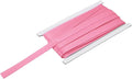 MECCANIXITY Double Fold Bias Tape for Sewing 5/8 Inch x 12 Yards Satin Pre-fold Continuous Binding Tape for Seaming Quilting Hemming Binding DIY Crafts, Pink
