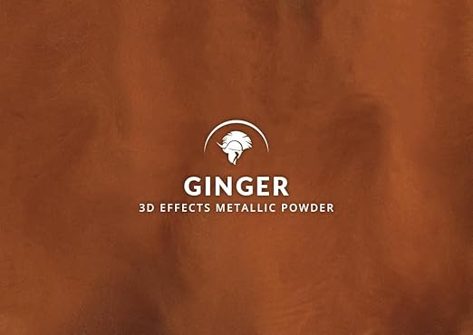 Spartan Epoxies Metallic Pigment Powder for Epoxy - 30 Unique Colors, 4oz for 1 Gallon and 12oz for 3 Gallons of Clear Epoxy, Made in The USA (Ginger, 4oz (45 Grams))