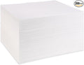 PONO 200 Pcs Oil Absorbent Pads, 15x20 in White Heavy Weight Oil-Only Absorbent Pad,Used for Oil Spill Cleaning in Garage Workshop, Reusable, Washable, Durable