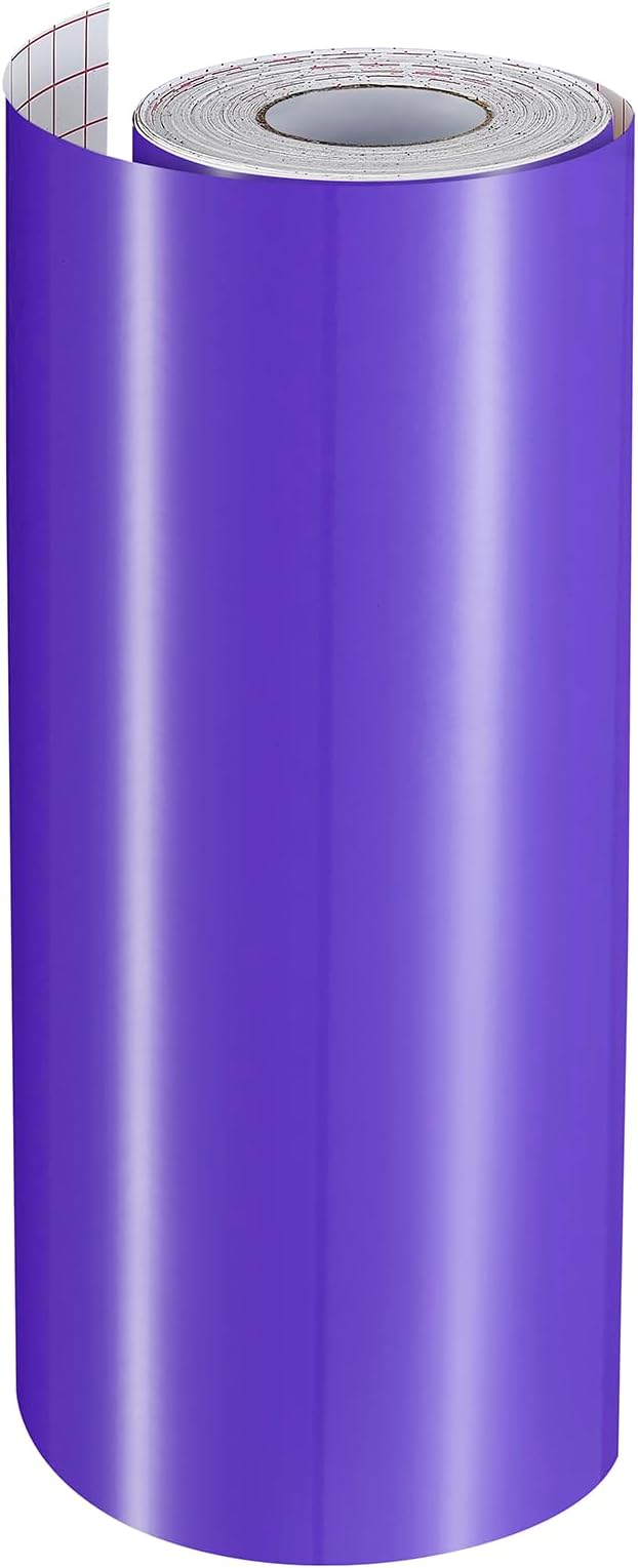 Ant Smart Adhesive Permanent Vinyl Compatible with Cricut Explore and Maker Series Without Cutting Mats, Create DIY Projects, Decals, Stickers & More (Purple, 13inch x 100ft)