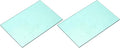 MECCANIXITY 2 Pcs Stained Glass Sheet Mosaic Tile 7.9 Inch x 5.9 Inch Lake Blue Stained Glass Sheets for Crafts DIY Art Project