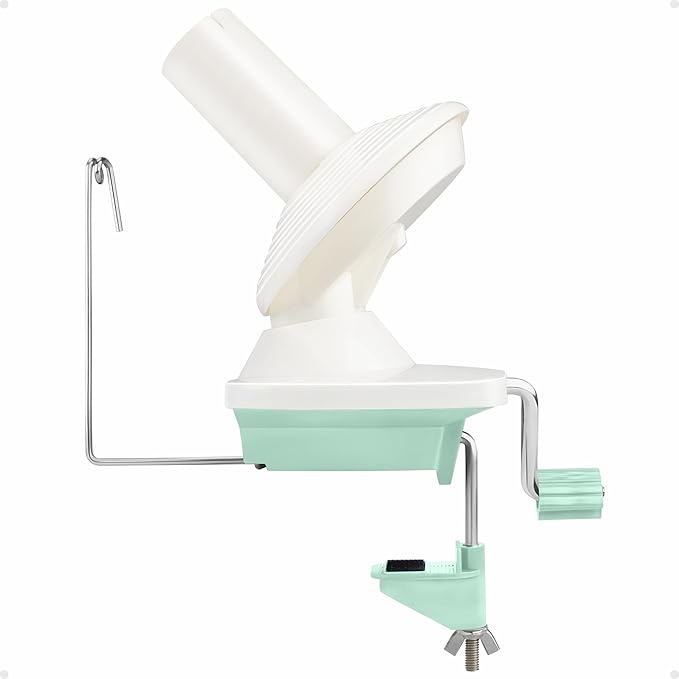 Adhafera Yarn Winder, Yarn Ball Winder for Crocheting, The Helper for Yarn Collection Lovers