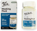Mont Marte Masking Fluid Premium 120ml (4.06 US fl.oz), Masking Fluid for Watercolor Painting, Keeps Areas Free of Color And Edges Crisp, Resists Watercolor, Ink and Pouring Paint
