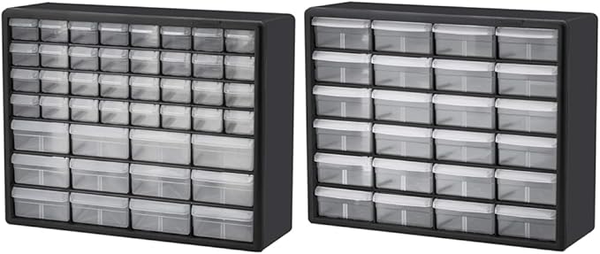 Akro-Mils Craft Storage Cabinets Bundle - 44 & 24 Drawer Organizers